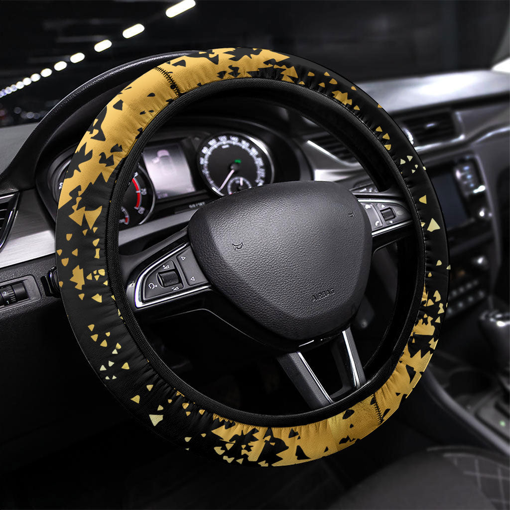Collingwood Magpies City Of Football Team Steering Wheel Cover Melbourne City Skyline Illustration Sport Fan