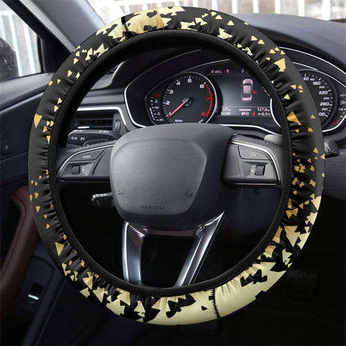 Collingwood Magpies City Of Football Team Steering Wheel Cover Melbourne City Skyline Illustration Sport Fan