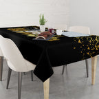 Personalised Collingwood Magpies City Of Football Team Tablecloth Melbourne City Skyline Illustration Sport Fan