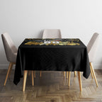 Personalised Collingwood Magpies City Of Football Team Tablecloth Melbourne City Skyline Illustration Sport Fan