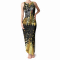 Personalised Collingwood Magpies City Of Football Team Tank Maxi Dress Melbourne City Skyline Illustration Sport Fan