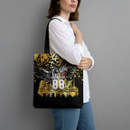 Personalised Collingwood Magpies City Of Football Team Tote Bag Melbourne City Skyline Illustration Sport Fan