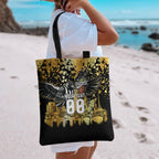 Personalised Collingwood Magpies City Of Football Team Tote Bag Melbourne City Skyline Illustration Sport Fan