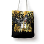 Personalised Collingwood Magpies City Of Football Team Tote Bag Melbourne City Skyline Illustration Sport Fan