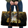 Personalised Collingwood Magpies City Of Football Team Travel Bag Melbourne City Skyline Illustration Sport Fan