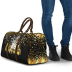 Personalised Collingwood Magpies City Of Football Team Travel Bag Melbourne City Skyline Illustration Sport Fan