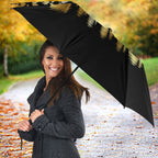 Personalised Collingwood Magpies City Of Football Team Umbrella Melbourne City Skyline Illustration Sport Fan