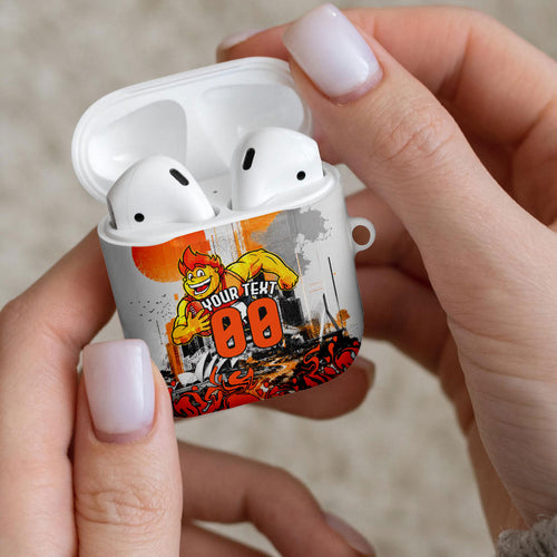 Personalised Greater Western Sydney Giants City Of Football Team AirPods Case Sydney City Skyline Illustration Sport Fan