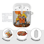 Personalised Greater Western Sydney Giants City Of Football Team AirPods Case Sydney City Skyline Illustration Sport Fan