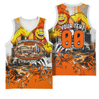 Personalised Greater Western Sydney Giants City Of Football Team Basketball Jersey Sydney City Skyline Illustration Sport Fan