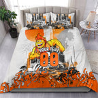 Personalised Greater Western Sydney Giants City Of Football Team Bedding Set Sydney City Skyline Illustration Sport Fan