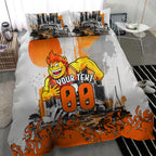 Personalised Greater Western Sydney Giants City Of Football Team Bedding Set Sydney City Skyline Illustration Sport Fan