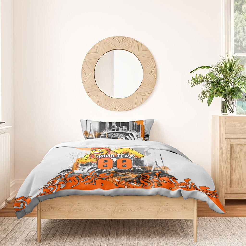Personalised Greater Western Sydney Giants City Of Football Team Bedding Set Sydney City Skyline Illustration Sport Fan