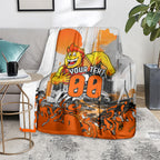 Personalised Greater Western Sydney Giants City Of Football Team Blanket Sydney City Skyline Illustration Sport Fan