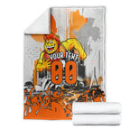 Personalised Greater Western Sydney Giants City Of Football Team Blanket Sydney City Skyline Illustration Sport Fan