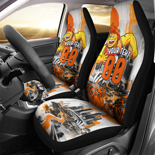 Personalised Greater Western Sydney Giants City Of Football Team Car Seat Cover Sydney City Skyline Illustration Sport Fan