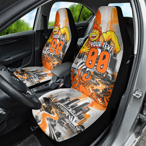 Personalised Greater Western Sydney Giants City Of Football Team Car Seat Cover Sydney City Skyline Illustration Sport Fan