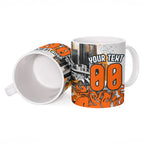 Personalised Greater Western Sydney Giants City Of Football Team Ceramic Mug Sydney City Skyline Illustration Sport Fan