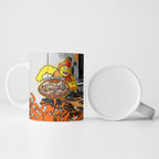 Personalised Greater Western Sydney Giants City Of Football Team Ceramic Mug Sydney City Skyline Illustration Sport Fan