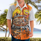 Personalised Greater Western Sydney Giants City Of Football Team Hawaiian Shirt Sydney City Skyline Illustration Sport Fan