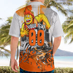 Personalised Greater Western Sydney Giants City Of Football Team Hawaiian Shirt Sydney City Skyline Illustration Sport Fan