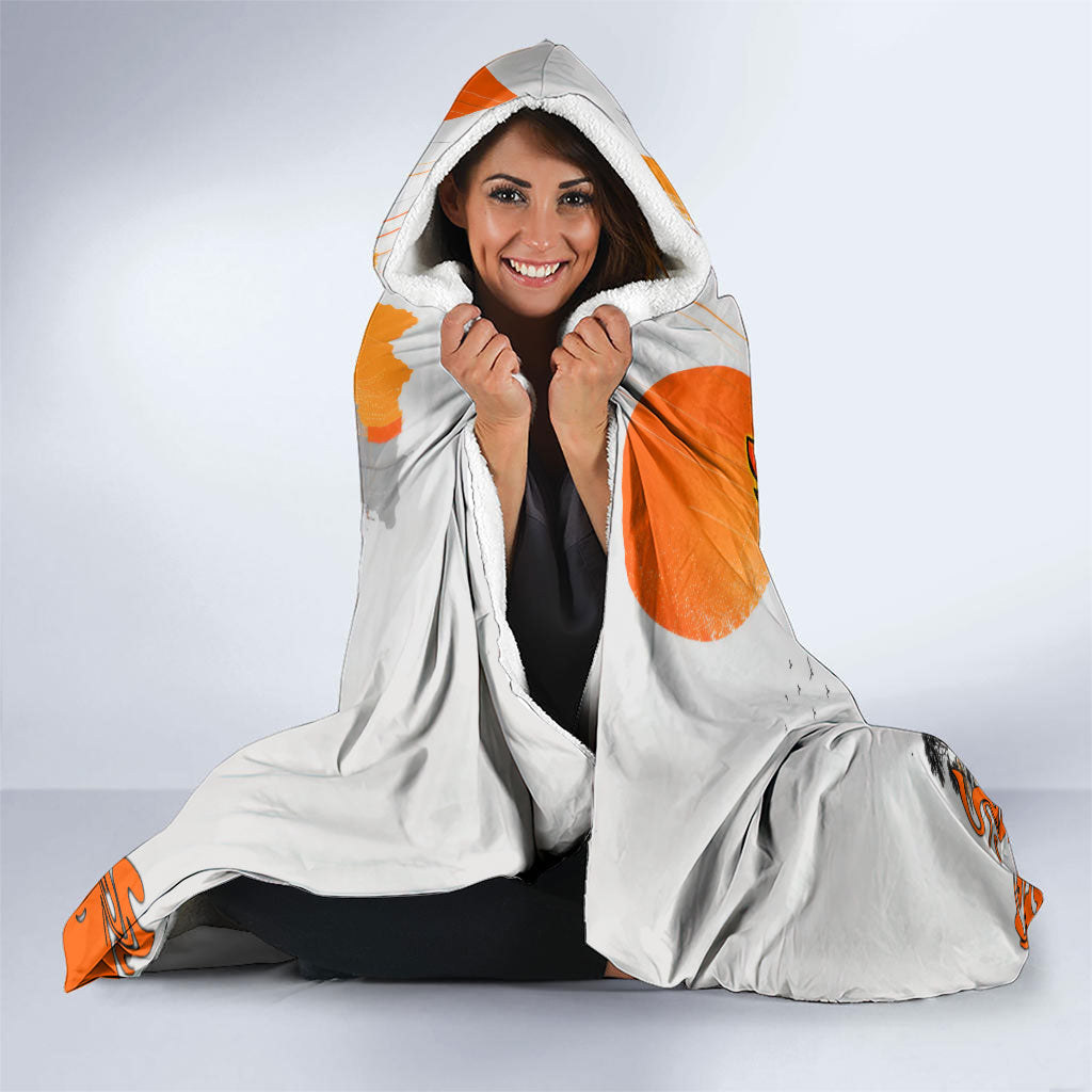 Personalised Greater Western Sydney Giants City Of Football Team Hooded Blanket Sydney City Skyline Illustration Sport Fan
