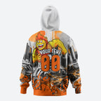 Personalised Greater Western Sydney Giants City Of Football Team Hoodie Sydney City Skyline Illustration Sport Fan