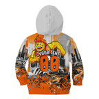 Personalised Greater Western Sydney Giants City Of Football Team Kid Hoodie Sydney City Skyline Illustration Sport Fan