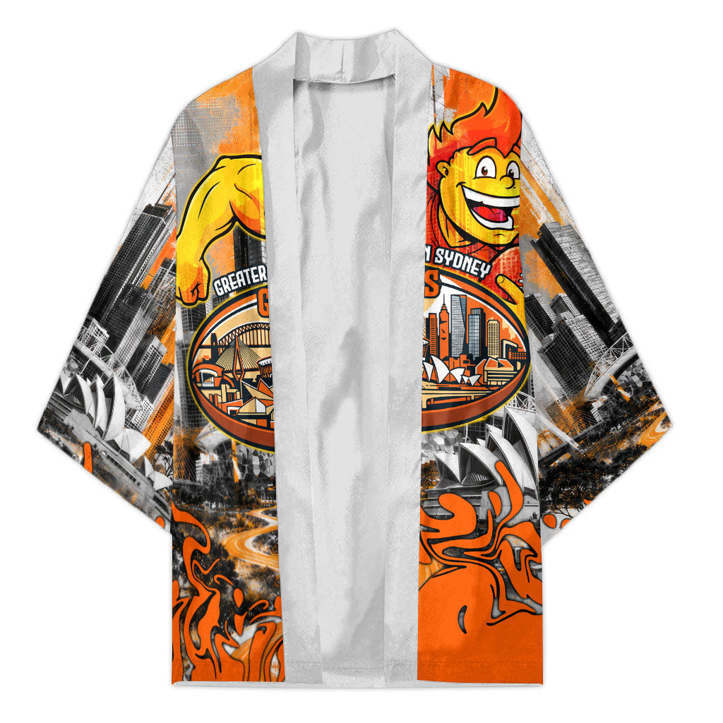 Personalised Greater Western Sydney Giants City Of Football Team Kimono Sydney City Skyline Illustration Sport Fan