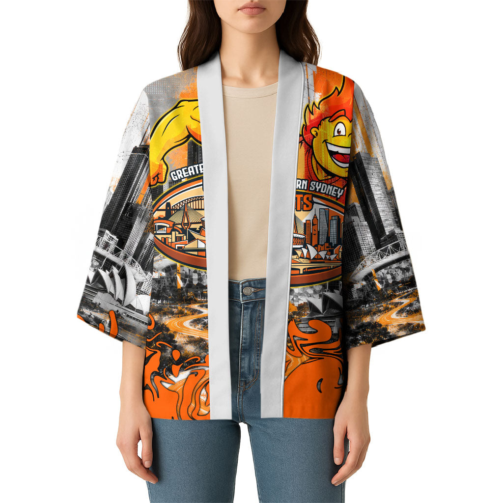 Personalised Greater Western Sydney Giants City Of Football Team Kimono Sydney City Skyline Illustration Sport Fan
