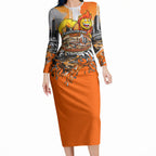 Personalised Greater Western Sydney Giants City Of Football Team Long Sleeve Bodycon Dress Sydney City Skyline Illustration Sport Fan