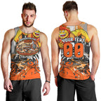 Personalised Greater Western Sydney Giants City Of Football Team Men Tank Top Sydney City Skyline Illustration Sport Fan