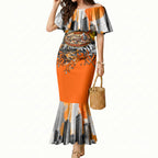 Personalised Greater Western Sydney Giants City Of Football Team Mermaid Dress Sydney City Skyline Illustration Sport Fan