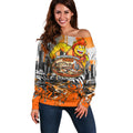Personalised Greater Western Sydney Giants City Of Football Team Off Shoulder Sweater Sydney City Skyline Illustration Sport Fan