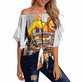 Personalised Greater Western Sydney Giants City Of Football Team Off Shoulder Wrap Waist Top Sydney City Skyline Illustration Sport Fan