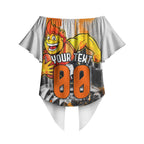 Personalised Greater Western Sydney Giants City Of Football Team Off Shoulder Wrap Waist Top Sydney City Skyline Illustration Sport Fan