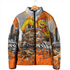 Personalised Greater Western Sydney Giants City Of Football Team Padded Jacket Sydney City Skyline Illustration Sport Fan