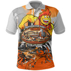 Personalised Greater Western Sydney Giants City Of Football Team Polo Shirt Sydney City Skyline Illustration Sport Fan