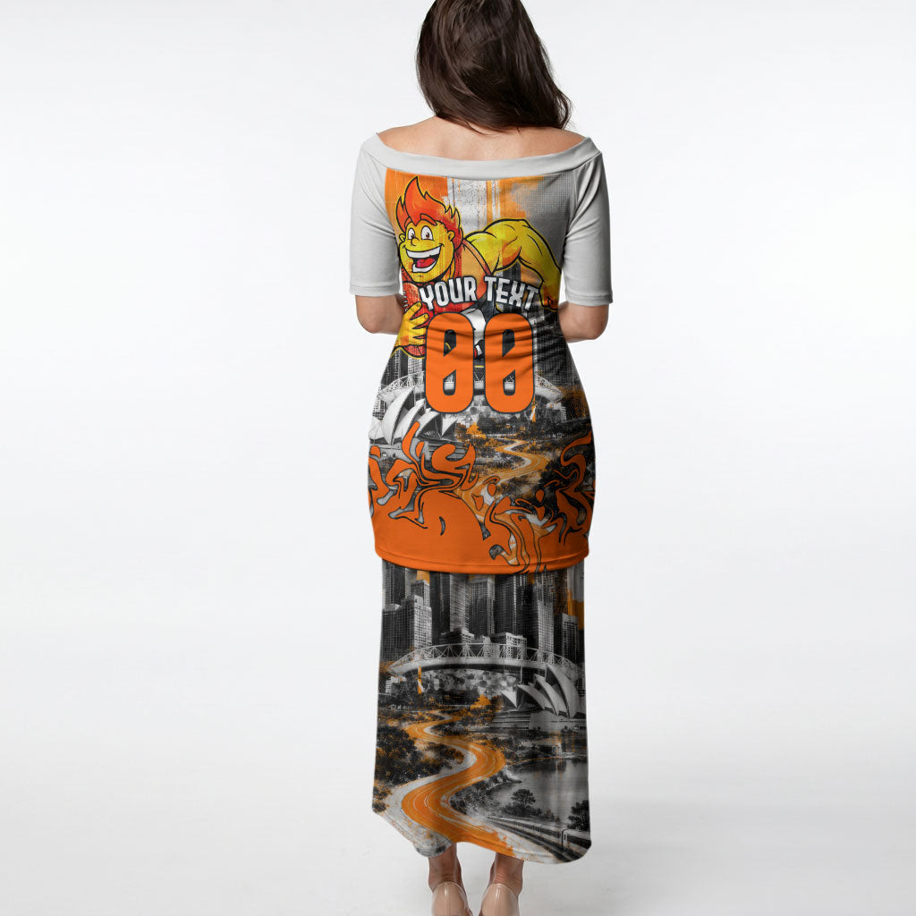 Personalised Greater Western Sydney Giants City Of Football Team Puletasi Sydney City Skyline Illustration Sport Fan