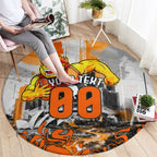 Personalised Greater Western Sydney Giants City Of Football Team Round Carpet Sydney City Skyline Illustration Sport Fan