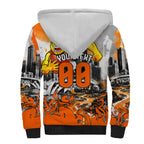 Personalised Greater Western Sydney Giants City Of Football Team Sherpa Hoodie Sydney City Skyline Illustration Sport Fan
