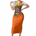 Personalised Greater Western Sydney Giants City Of Football Team Short Sleeve Bodycon Dress Sydney City Skyline Illustration Sport Fan