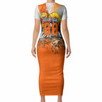 Personalised Greater Western Sydney Giants City Of Football Team Short Sleeve Bodycon Dress Sydney City Skyline Illustration Sport Fan
