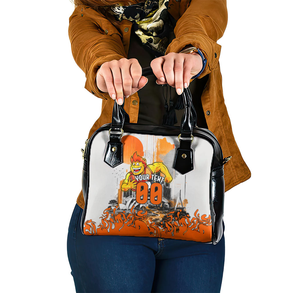Personalised Greater Western Sydney Giants City Of Football Team Shoulder Handbag Sydney City Skyline Illustration Sport Fan