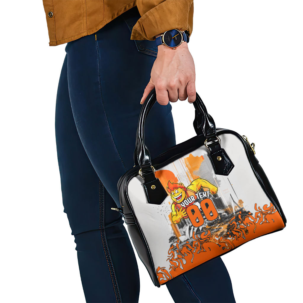 Personalised Greater Western Sydney Giants City Of Football Team Shoulder Handbag Sydney City Skyline Illustration Sport Fan