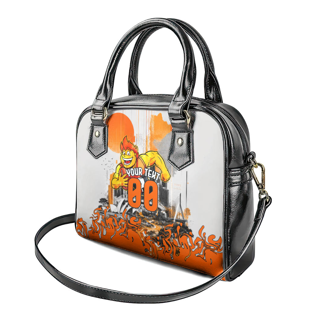 Personalised Greater Western Sydney Giants City Of Football Team Shoulder Handbag Sydney City Skyline Illustration Sport Fan