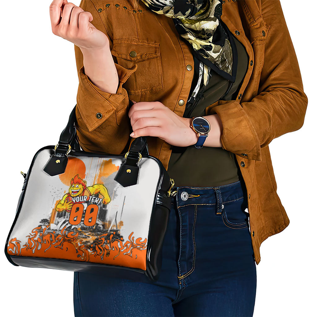 Personalised Greater Western Sydney Giants City Of Football Team Shoulder Handbag Sydney City Skyline Illustration Sport Fan
