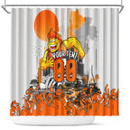Personalised Greater Western Sydney Giants City Of Football Team Shower Curtain Sydney City Skyline Illustration Sport Fan
