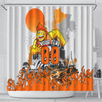 Personalised Greater Western Sydney Giants City Of Football Team Shower Curtain Sydney City Skyline Illustration Sport Fan