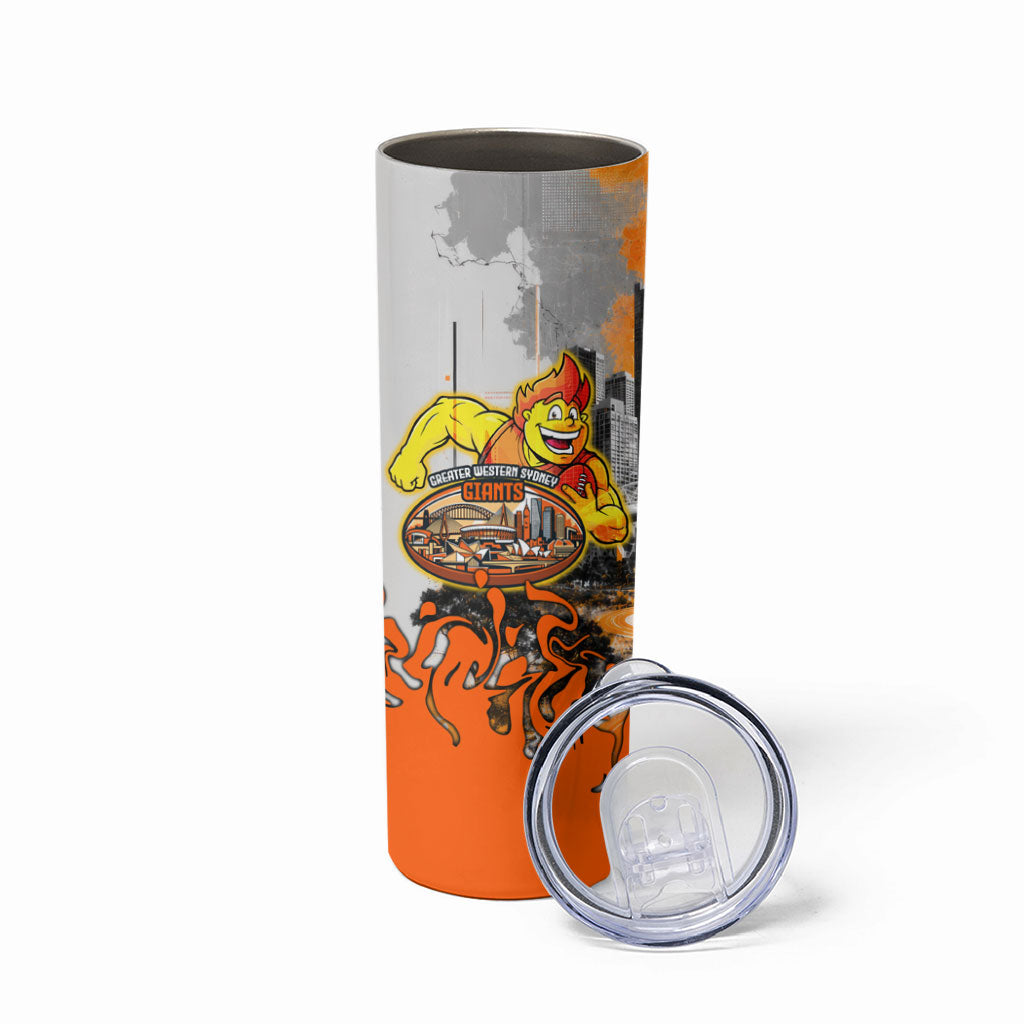 Personalised Greater Western Sydney Giants City Of Football Team Skinny Tumbler Sydney City Skyline Illustration Sport Fan